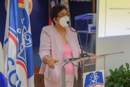 La doctora Carmen Evarista Matías, viceministra del Ministerio de Educación Superior Ciencia y Tecnología