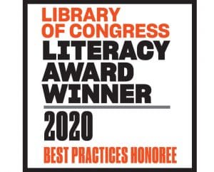 Premio de Alfabetización 2020 de la Biblioteca del Congreso de los Estados Unidos.