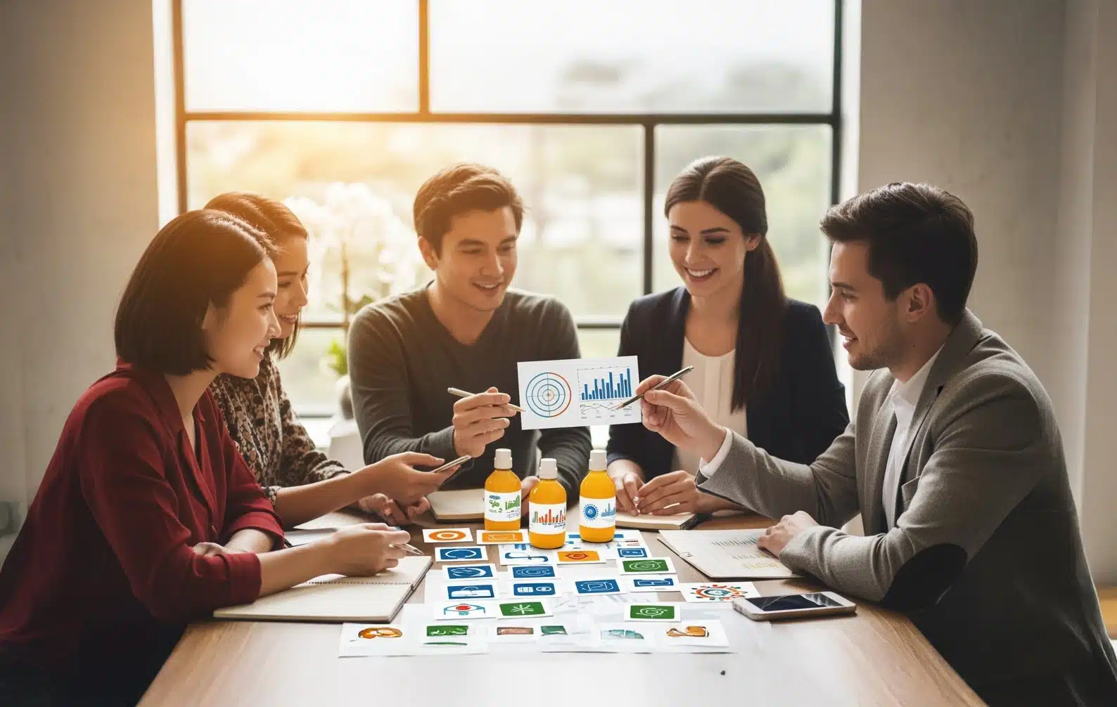 estrategias marketing, investigación mercado, gestión ventas, relaciones públicas
